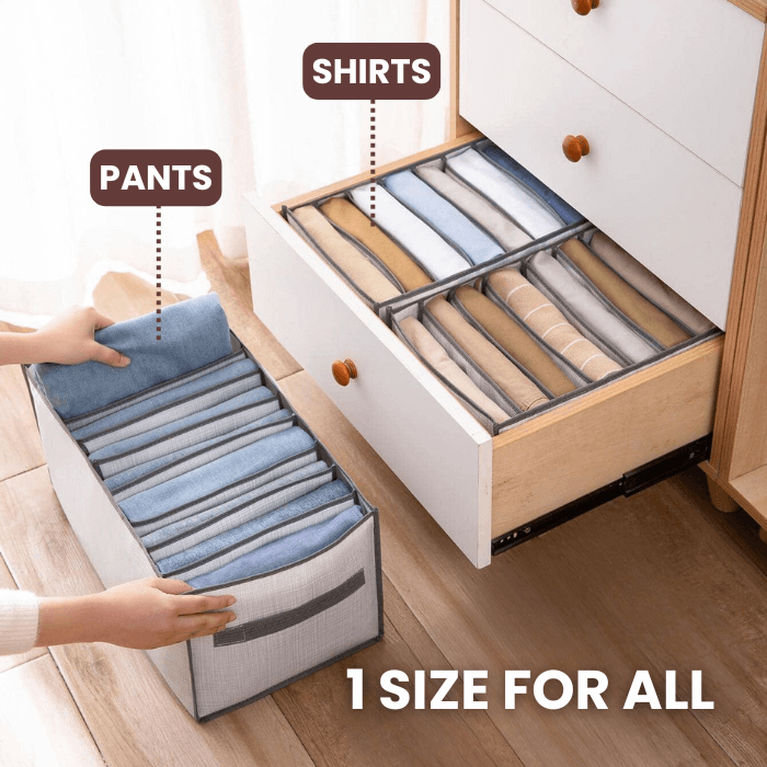 Shirts & Pants Organizer | 9 Grid